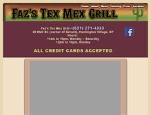 Tablet Screenshot of faztexmex.com
